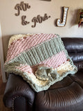 Vintage Fairytale Baby/Toddler Blanket | Hand Knitting Pattern + Tutorial Links | Intermediate