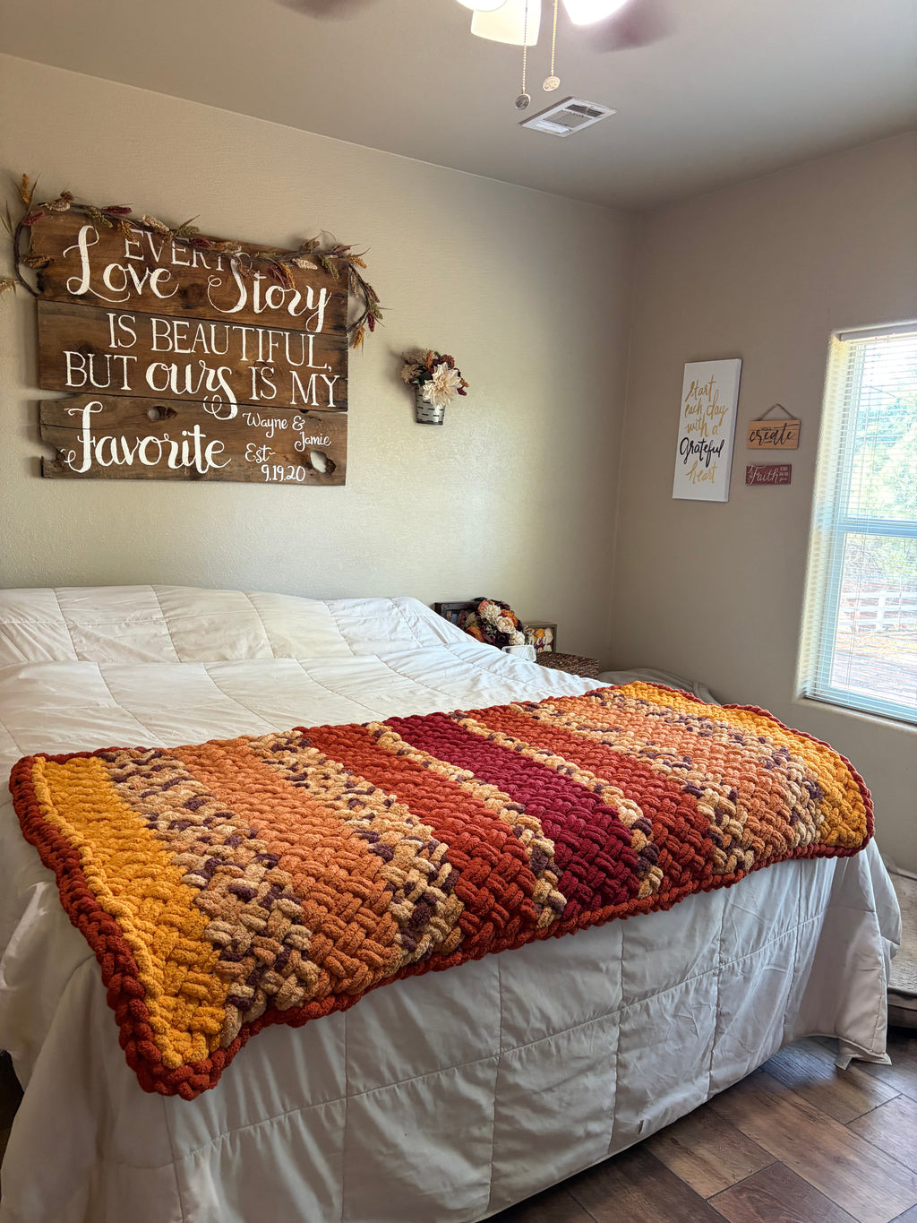 Harvest Hearth Blanket Pattern | Cozy Cabin Series No. 3