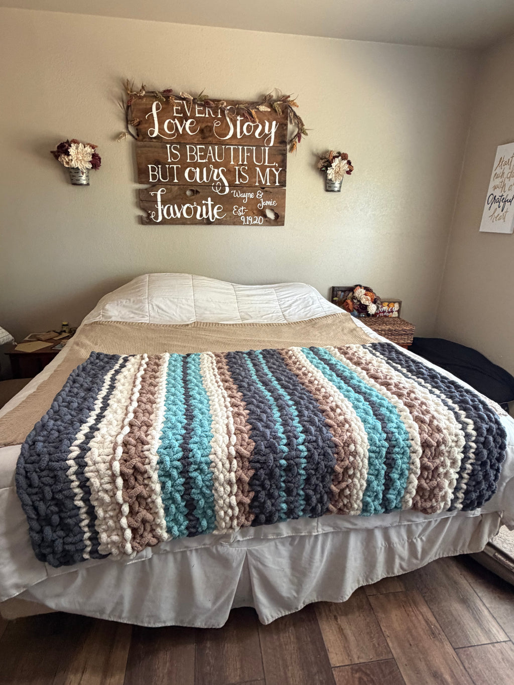 Sea Glass Harbor Blanket Pattern | Cozy Cabin Series No. 2