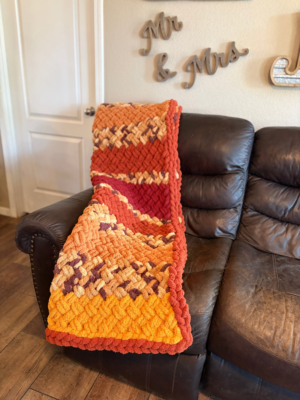 Harvest Hearth Blanket Pattern | Cozy Cabin Series No. 3