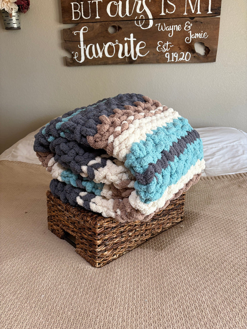 Sea Glass Harbor Blanket Pattern | Cozy Cabin Series No. 2