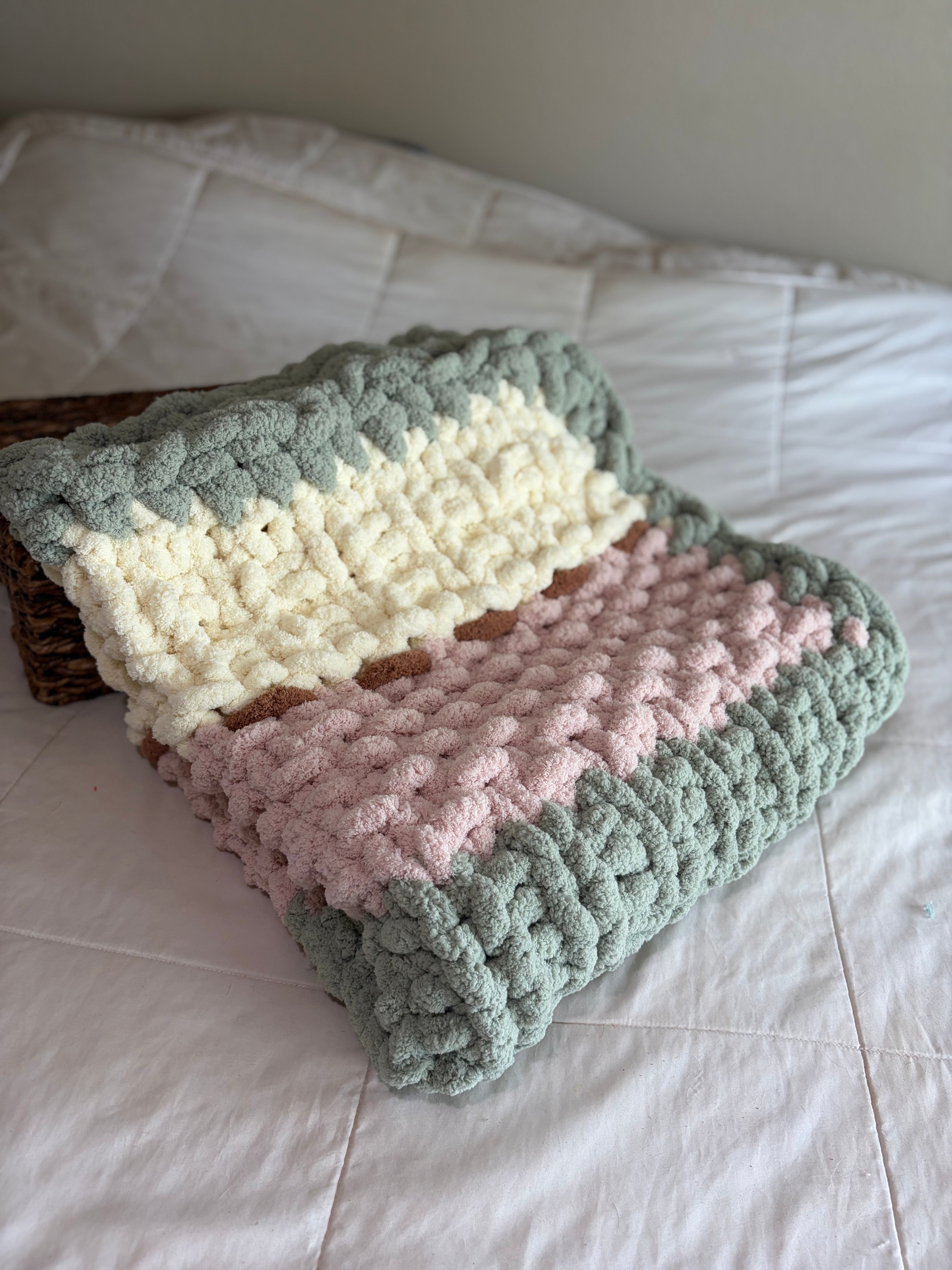 Vintage Fairytale Baby/Toddler Blanket | Hand Knitting Pattern + Tutorial Links | Intermediate