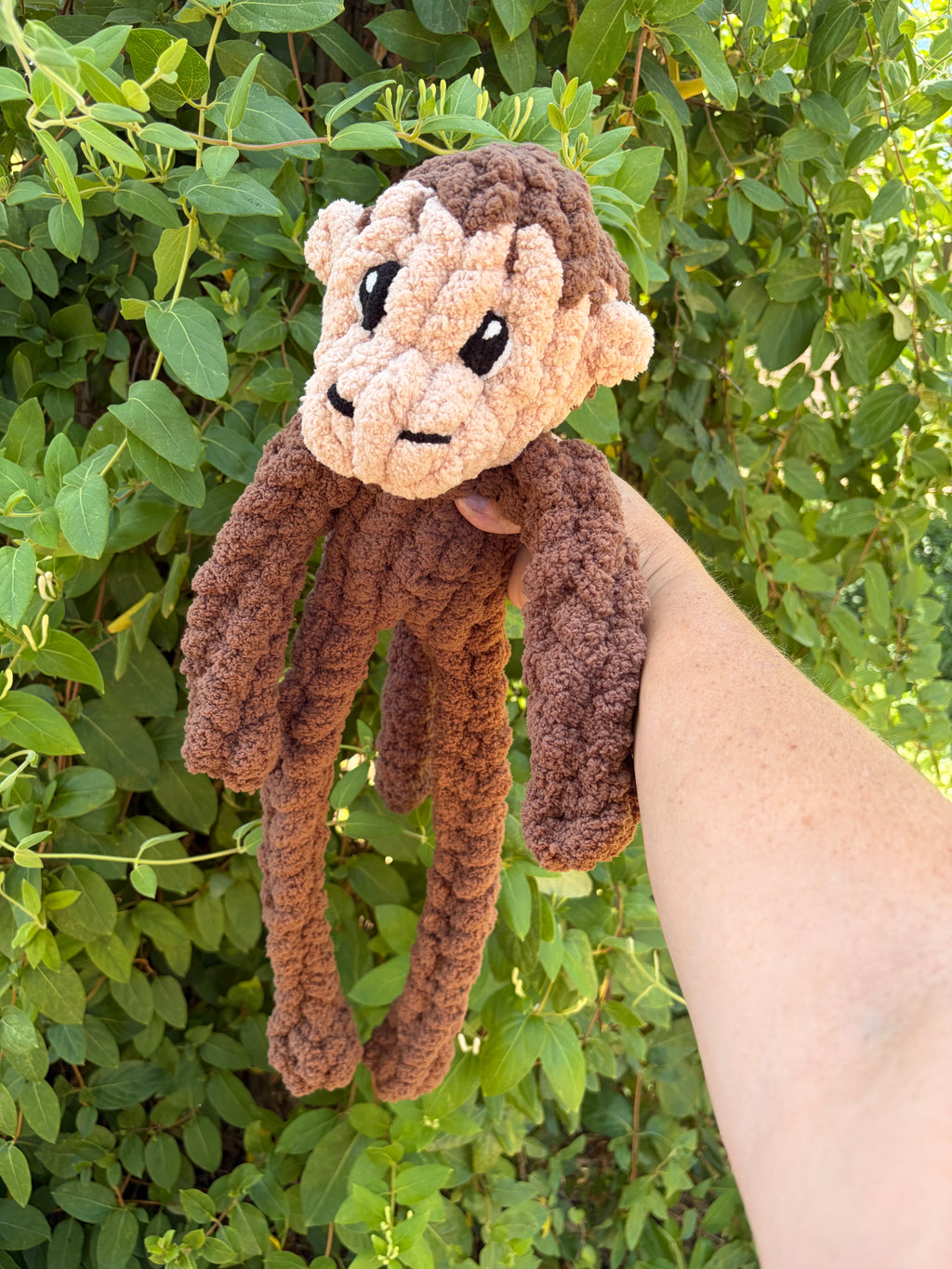 Mini Monkey Pattern | Chunky Hand Knit Stuffed Animal Tutorial