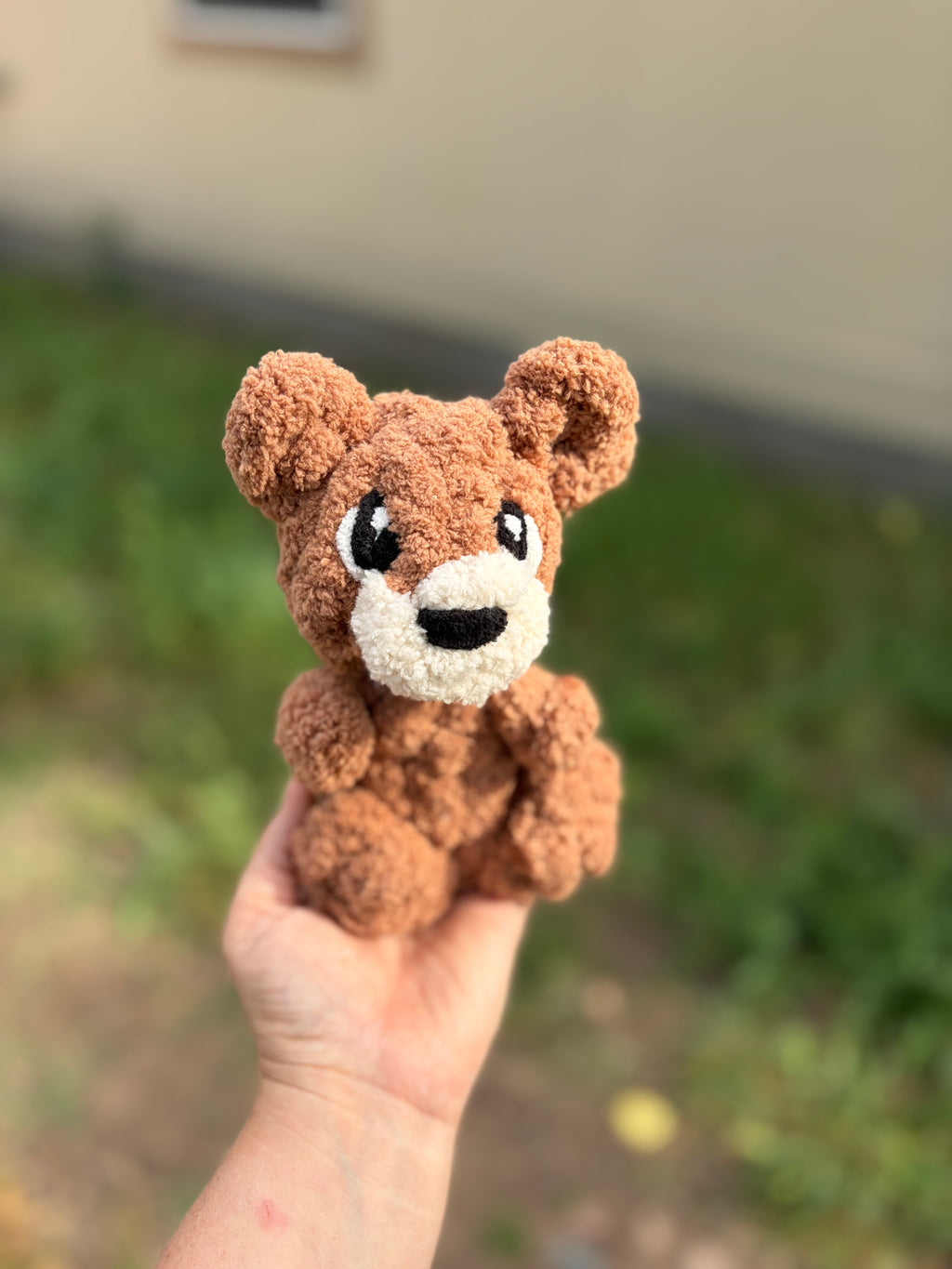 Chunky Knit Mini Bear Pattern & Video Tutorial MODIFICATION to Mini Bunny Pattern