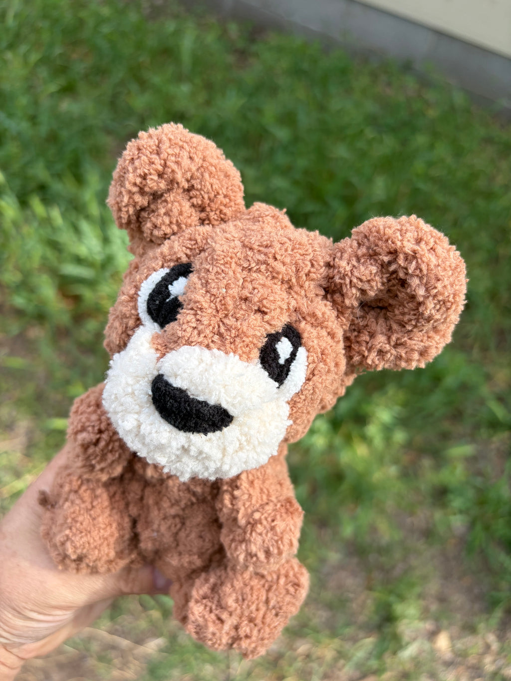 Chunky Knit Mini Bear Pattern & Video Tutorial MODIFICATION to Mini Bunny Pattern
