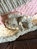 Sleeping Dragon Hand Knitting Pattern + Full Video Tutorial | Intermediate Chunky Yarn Stuffie