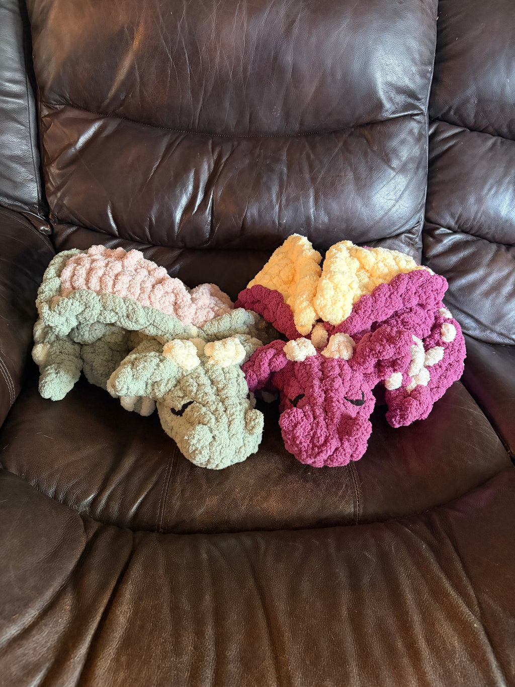 Sleeping Dragon Hand Knitting Pattern + Full Video Tutorial | Intermediate Chunky Yarn Stuffie