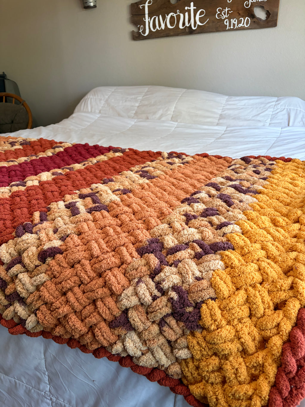 Harvest Hearth Blanket Pattern | Cozy Cabin Series No. 3