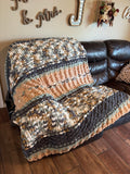 Granite Creek | Hand Knit Chunky Blanket Pattern (PDF) | Cozy Cabin Series #4