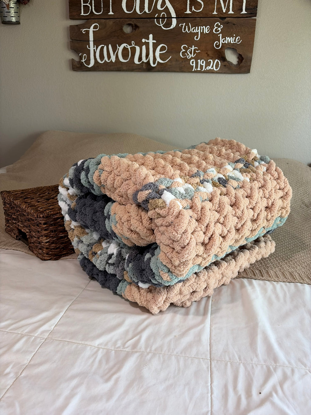 Granite Creek | Hand Knit Chunky Blanket Pattern (PDF) | Cozy Cabin Series #4