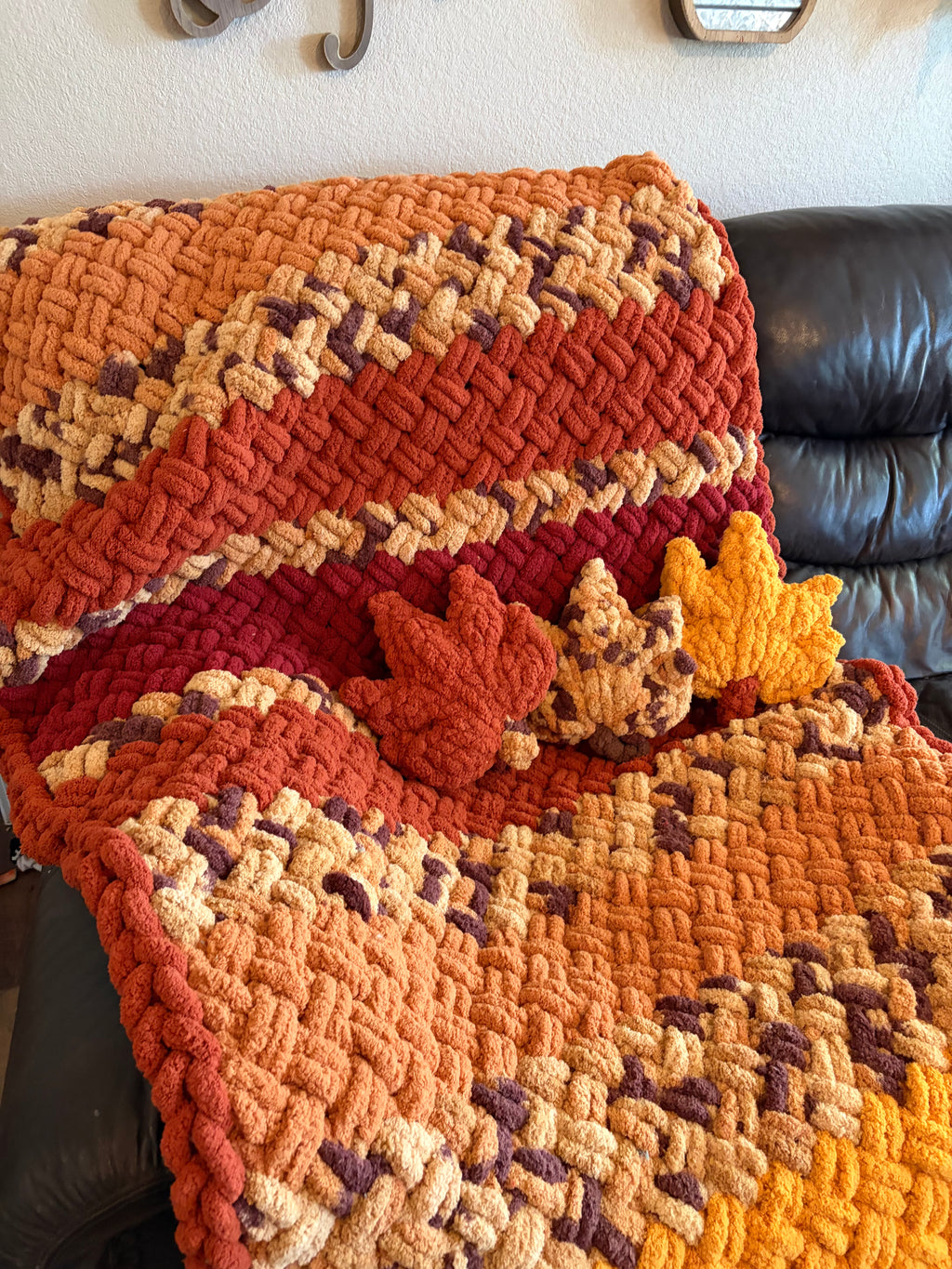 Harvest Hearth Blanket Pattern | Cozy Cabin Series No. 3
