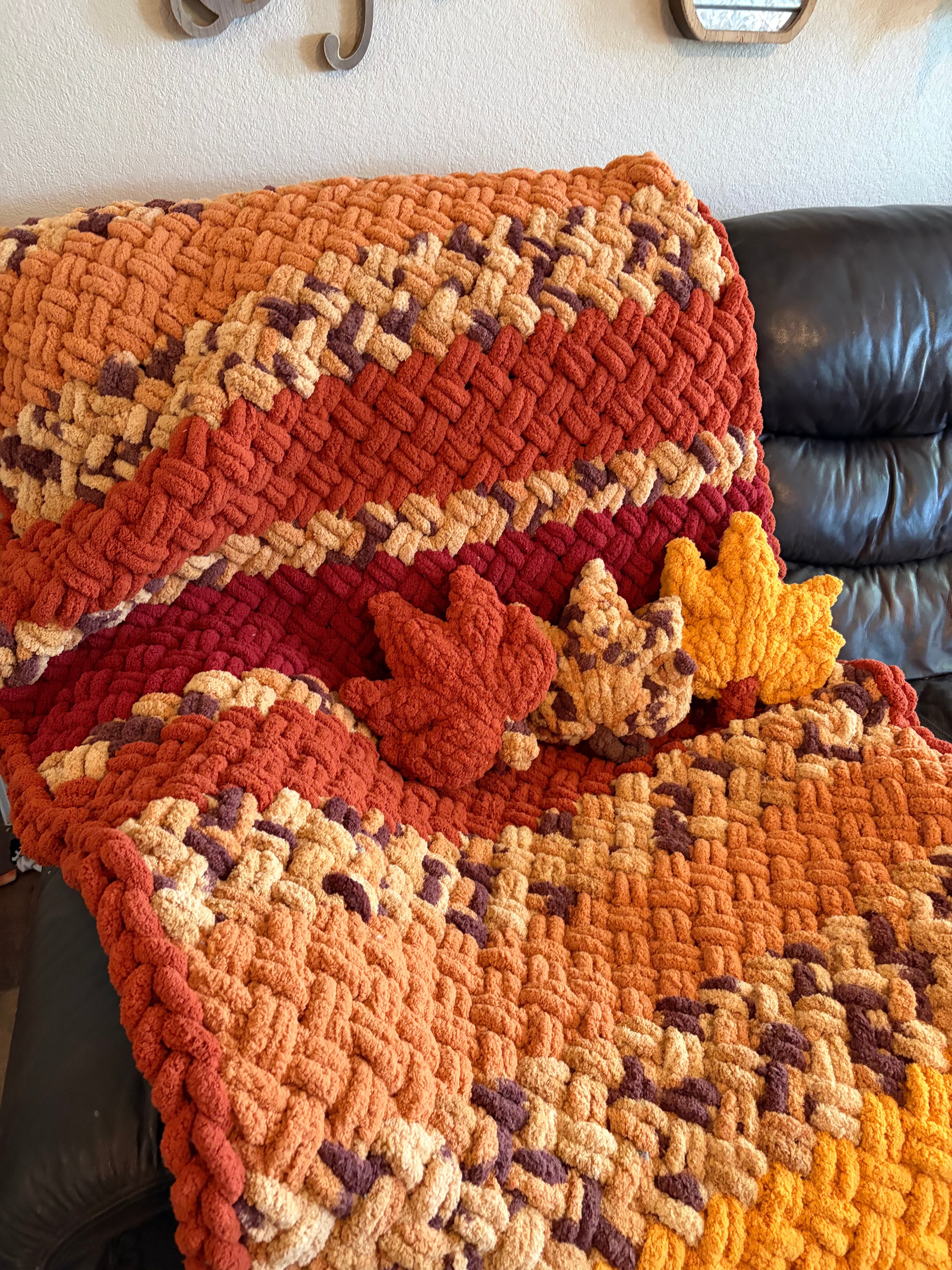 Harvest Hearth Blanket Pattern | Cozy Cabin Series No. 3
