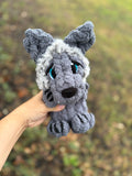 Howlie the Chunky Werewolf Pattern + Video Tutorial | Advanced Hand Knit Halloween Stuffie | Teeny Chunky Ghoul Pals