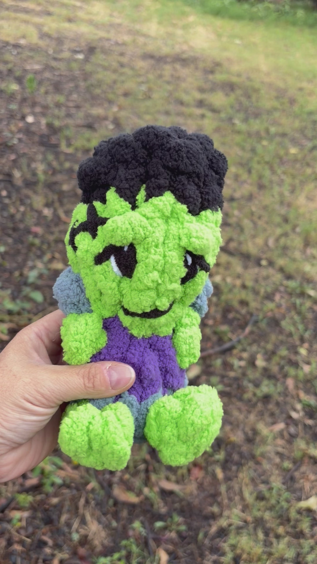 Frankie the Chunky Frankenstein Pattern + Video Tutorial | Intermediate Hand Knit Stuffie | Teeny Chunky Ghoul Pals
