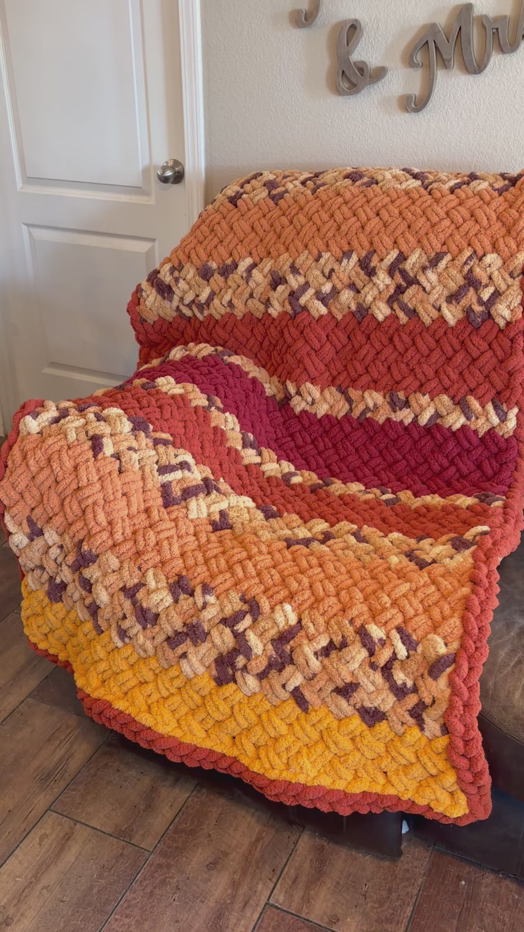 Harvest Hearth Blanket Pattern | Cozy Cabin Series No. 3
